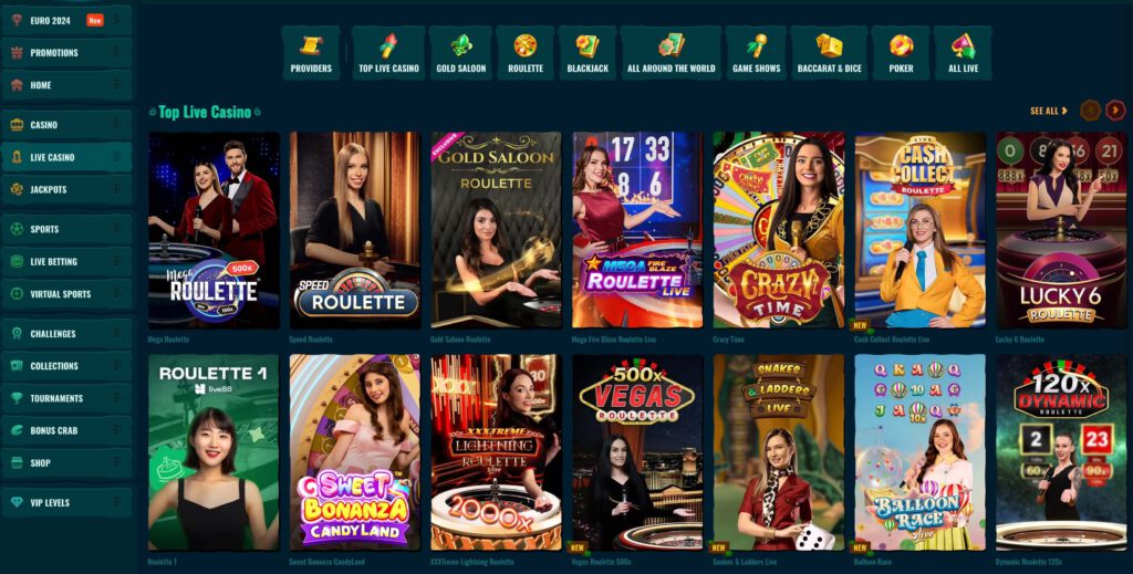 casino en direct spinanga